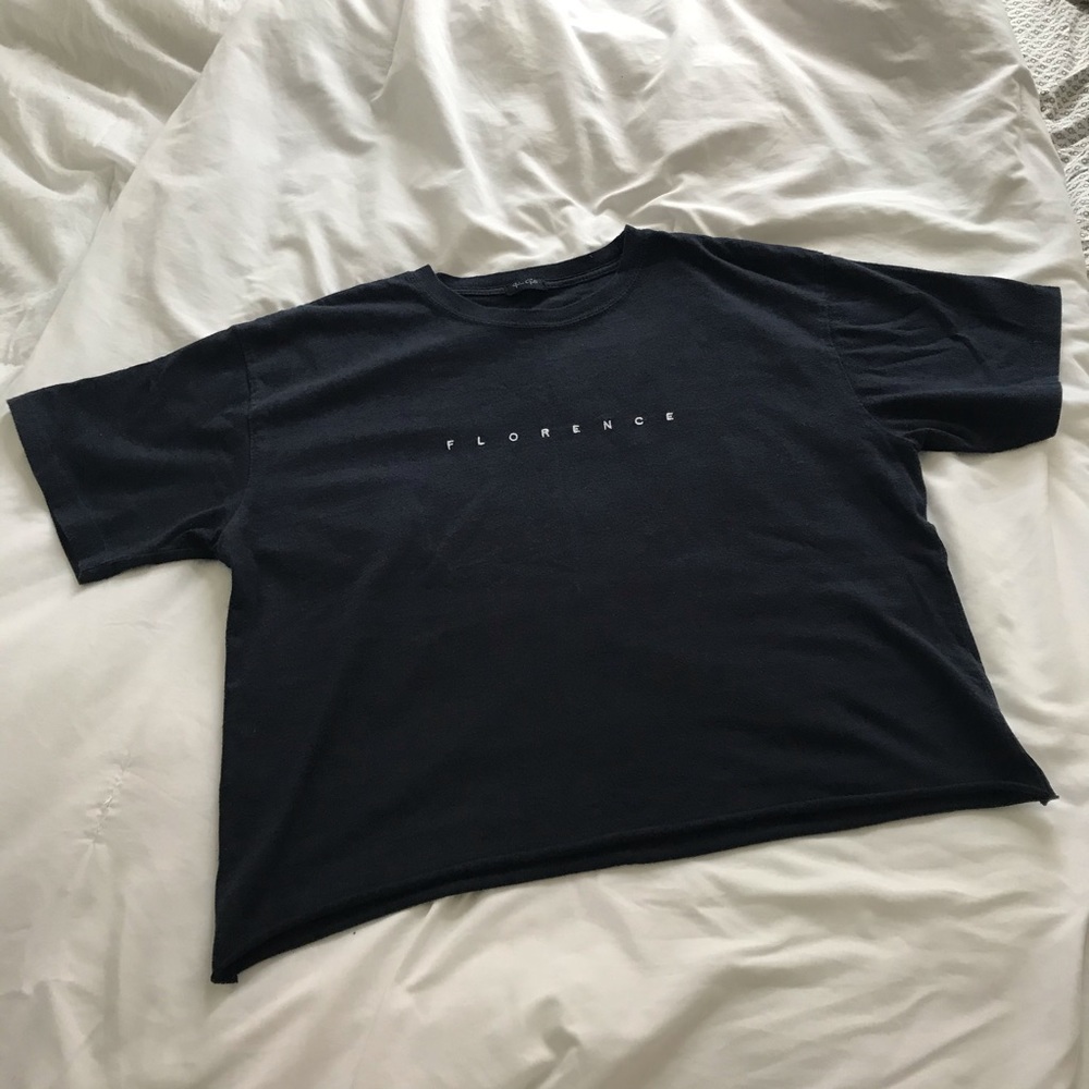 Rare Brandy Melville FLORENCE cropped Tee
